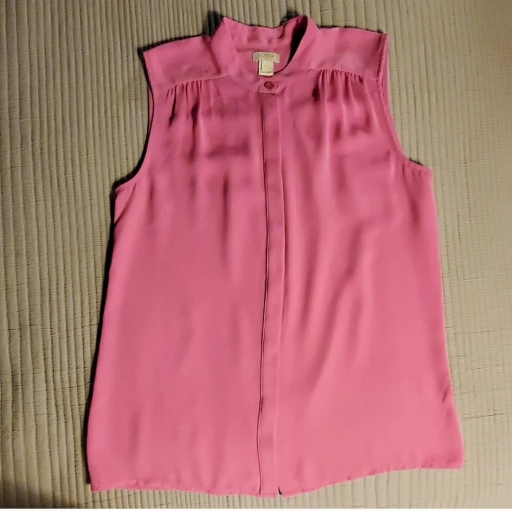 Women's J Crew sleeveless blouse - Picture 1 of 3